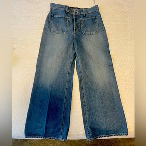 Veronica Beard Grant Wide leg jean